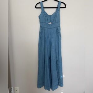 Holding Horses Light Blue Denim Jumpsuit